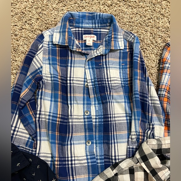 Boy Dress Shirts/ collar shirt lot, 5 shirts, size 3T - Picture 4 of 6